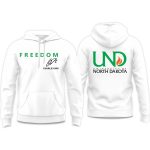 University of North Dakota Freedom Charlie Kirk 2025 Hoodie