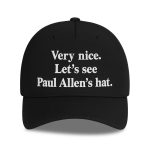 Very Nice. Let's See Paul Allen's Hat