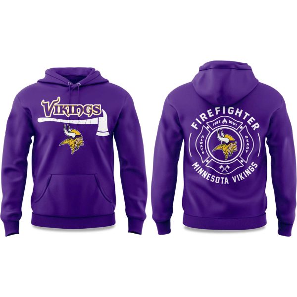 Vikings Firefighter Appreciation Day 2025 Hoodie 1
