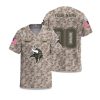 Vikings Veterans Day 2025 V neck Short Sleeve Jersey