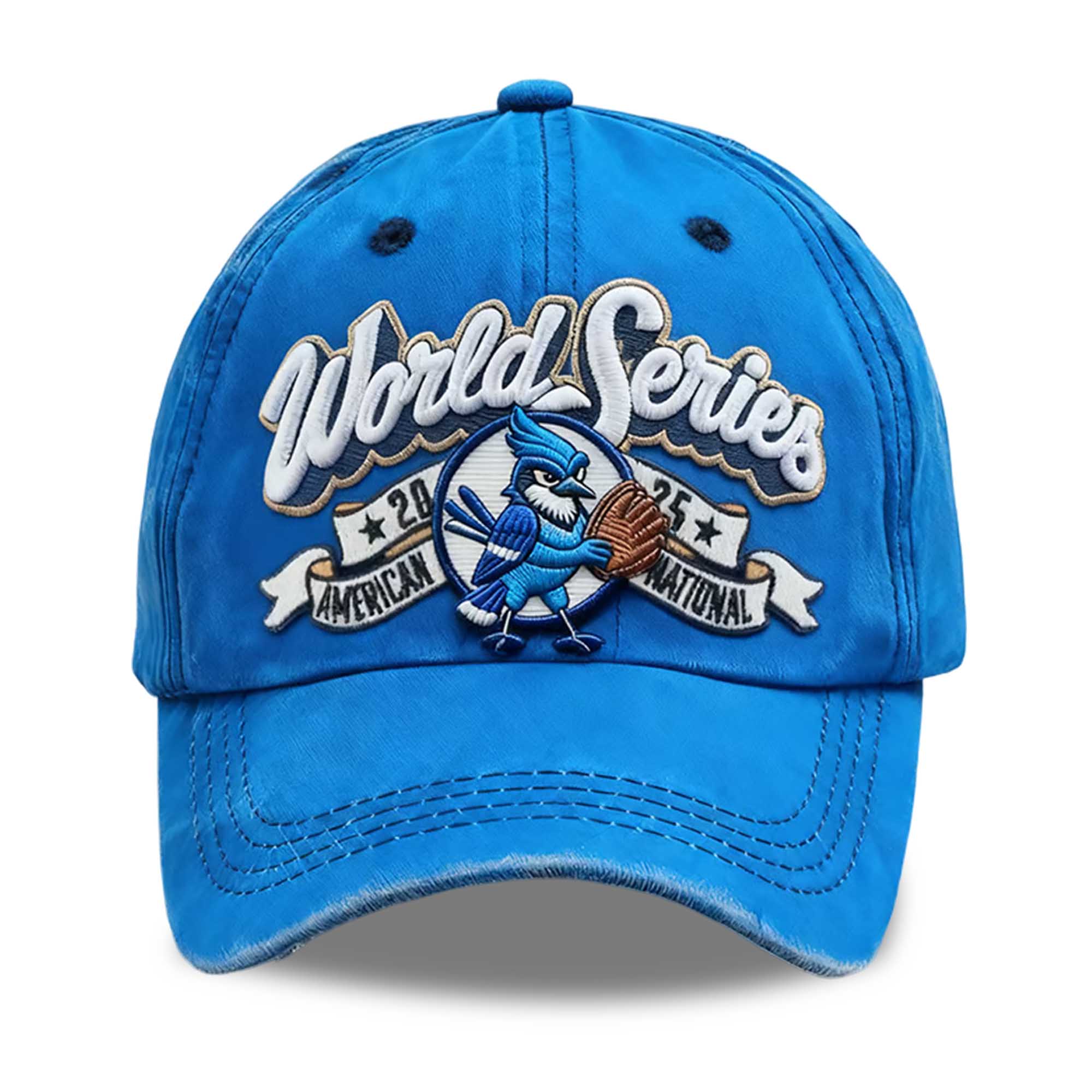 World Series 2025 American National Blue Jays Baseball Cap 1 World Series 2025 American National Blue Jays Baseball Cap