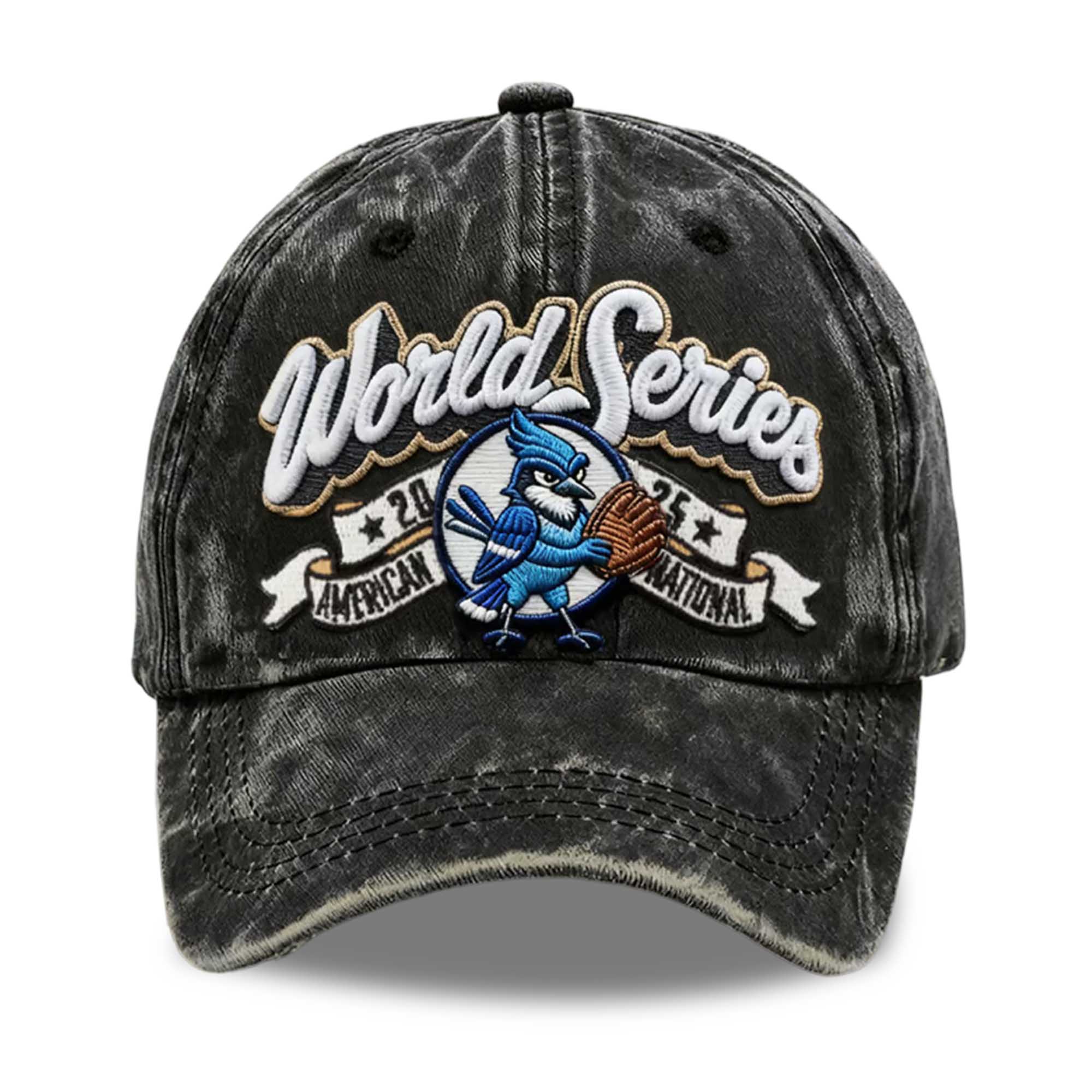 World Series 2025 American National Blue Jays Baseball Cap 2 World Series 2025 American National Blue Jays Baseball Cap