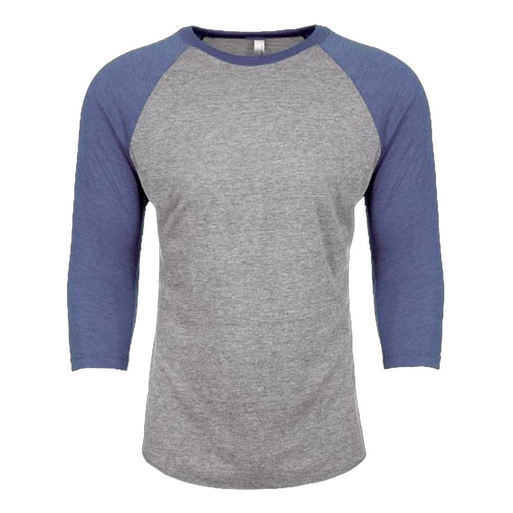SOLID VINTAGE ROYAL SLEEVES/ PREMIUM HEATHER BODY