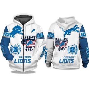Lions Americas Team Zip Hoodie 1