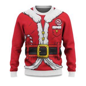 2025 Santa Claus Ugly Christmas Sweater 1