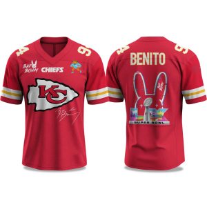 Chiefs Bad Bunny Bowl LX 2025 2026 Jersey 1