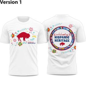2025 Bills National Hispanic Heritage Month T Shirt 1