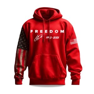 Freedom Charklie Kirk 1993 2025 America Hoodie