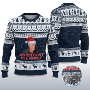 Epstein Didn’t Kill Himself Ugly Christmas Sweater