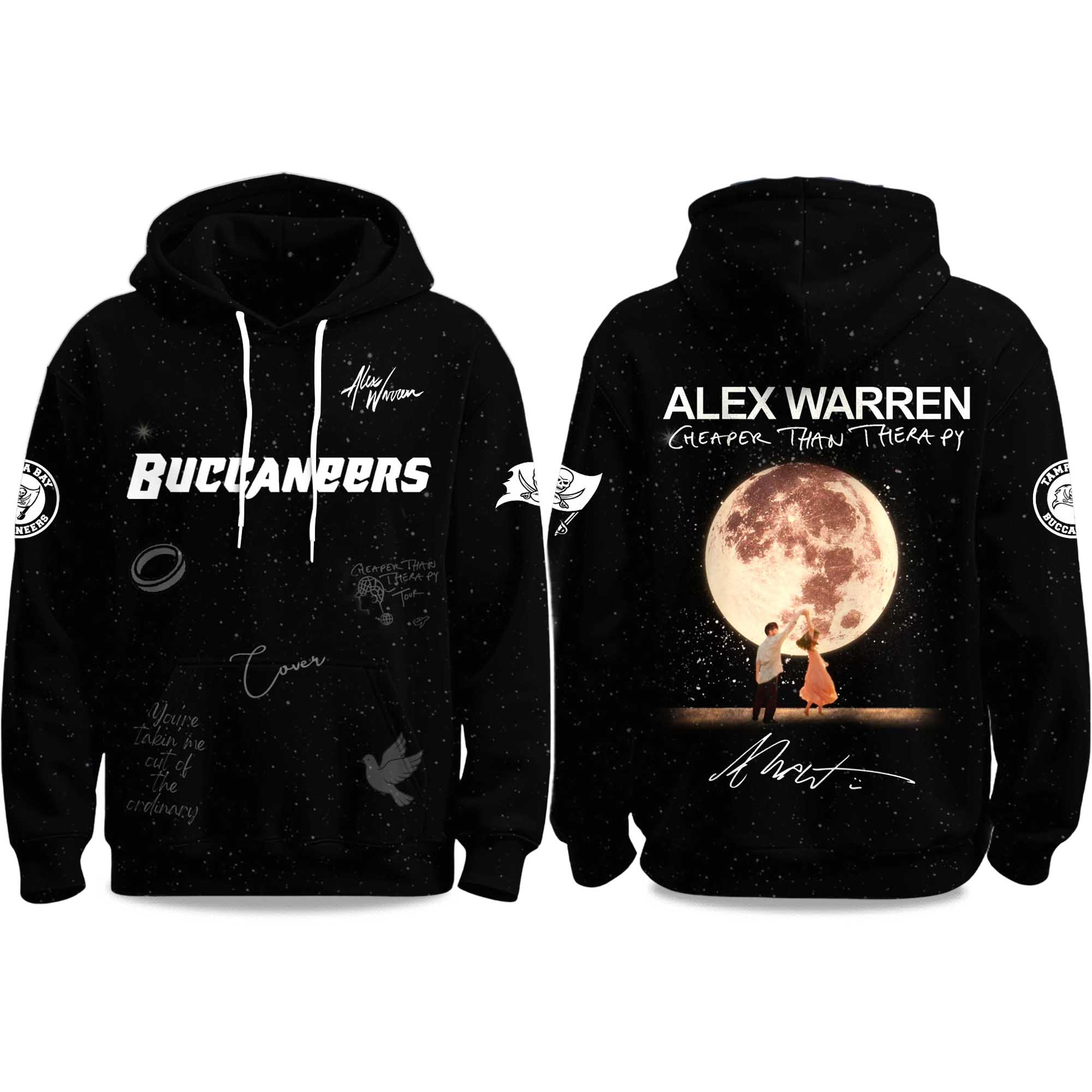 Buccaneers Alex Warren Cheaper Than Therapy Global Tour 2025 Hoodie 