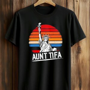 Statue of Liberty Aunt Tifa Protest Shirt 1