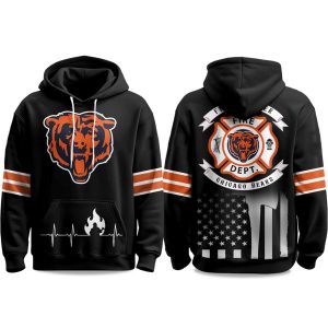 2025 Bears Firefighter Appreciation Day Hoodie 1