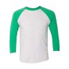SOLID ENVY SLEEVES/ HEATHER WHITE BODY