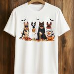 German shepherd Ghost Dogs Halloween Shirt