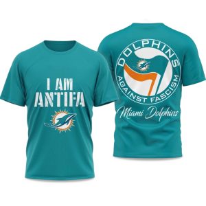 I Am Antifa Dolphins Against Fascism Shirt 1