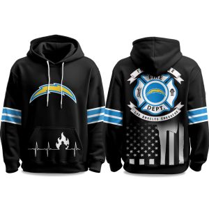 2025 Chargers Firefighter Appreciation Day Hoodie 1