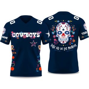 Cowboys Da de Muertos 2025 Football Jersey 1