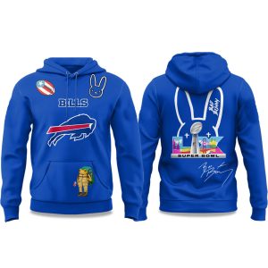 Bills Bad Bunny Bowl 2025 Hoodie 2