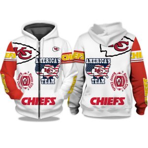 Chiefs Americas Team Zip Hoodie 1