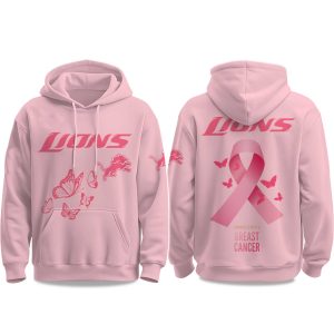2025 Lions Breast Cancer Awareness Month Hoodie 1