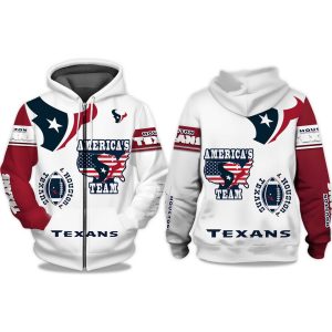 Texans Americas Team Zip Hoodie 1