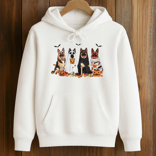 German shepherd Ghost Dogs Halloween Shirt 4