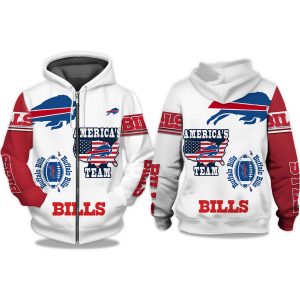 Bills Americas Team Zip Hoodie 1