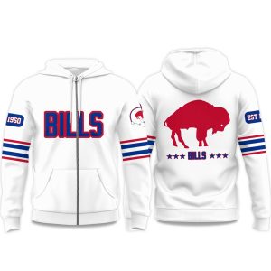 2025 Bills Throwback Monday Oct 13 Zip Hoodie 1