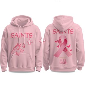 2025 Saints Breast Cancer Awareness Month Hoodie 1