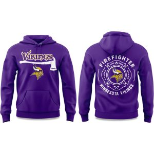 Vikings Firefighter Appreciation Day 2025 Hoodie 1