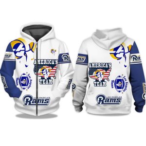 Rams Americas Team Zip Hoodie 1