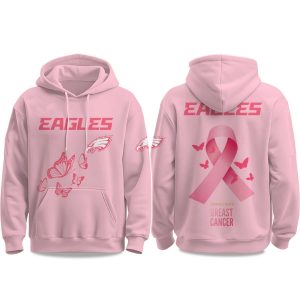 2025 Eagles Breast Cancer Awareness Month Hoodie 1