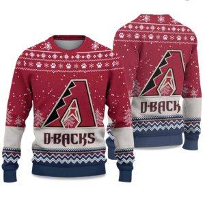 2025 Diamondbacks Ugly Christmas Sweater 1