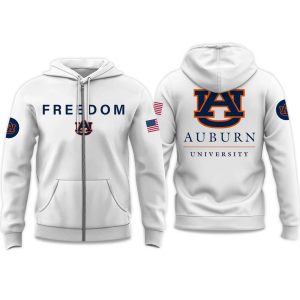 Auburn University Freedom 2025 ZIP Hoodie 1