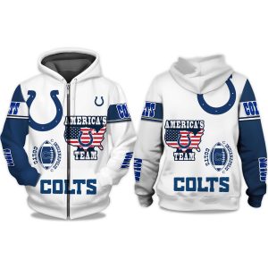 Colts Americas Team Zip Hoodie 1