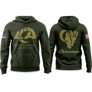 Rams Salute to Service 2025 Hoodie