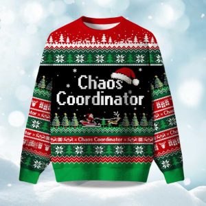 2025 Christmas Chaos Coordinator Ugly Sweater