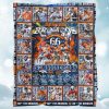 Broncos 65th Anniversary 1960 2025 Fleece Blanket 1