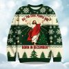 2025 All The Cool People Are Born In December Christmas Ugly Sweater 1