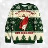 2025 All The Cool People Are Born In December Christmas Ugly Sweater 2