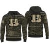 2025 Bengals Salute to Service Camo Hoodie 1
