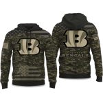 2025 Bengals Salute to Service Camo Hoodie