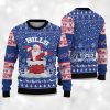 2025 Bills Funny Santa Christmas Ugly Sweater 2