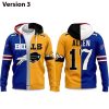 2025 Bills Josh Allen Wyoming Cowboys Zipper Hoodie