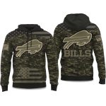 2025 Bills Salute to Service Camo Hoodie