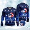 2025 Blue Jays Snowflakes Christmas Ugly Sweater 1