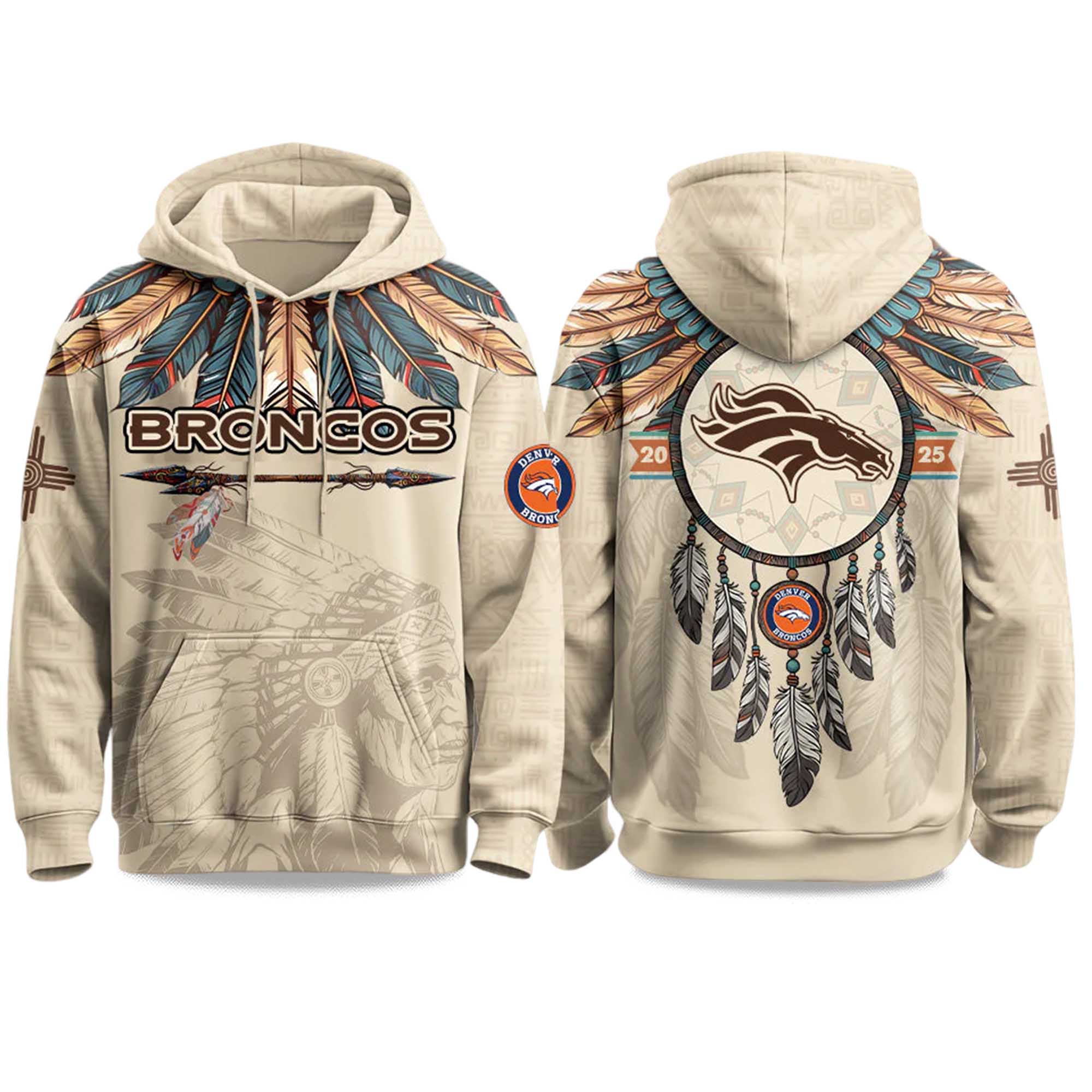2025 Broncos Native American Heritage Month Hoodie 2025 Broncos Native American Heritage Month Hoodie