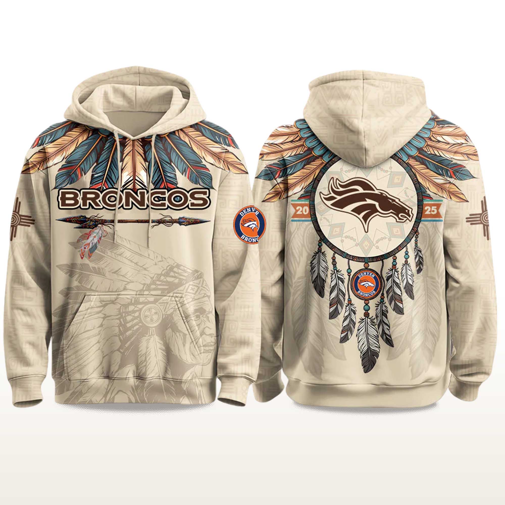 2025 Broncos Native American Heritage Month Hoodie 2 2025 Broncos Native American Heritage Month Hoodie 2