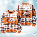 2025 Broncos They Not Like Us Ugly Christmas Sweater
