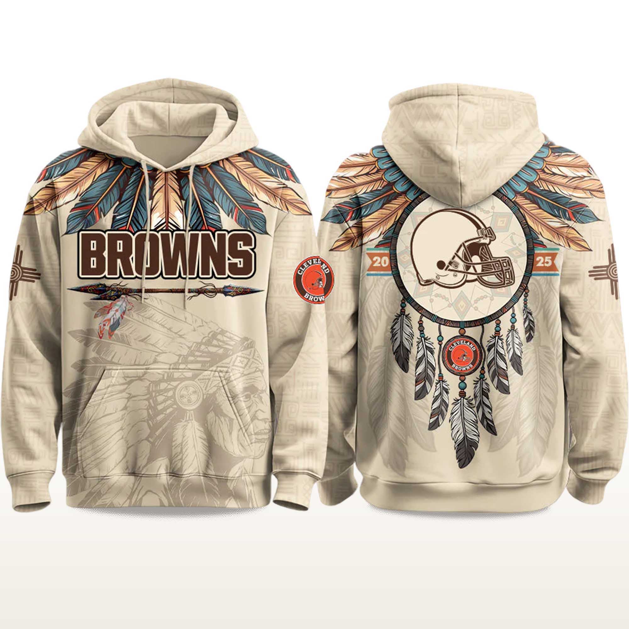 2025 Browns Native American Heritage Month Hoodie 2 2025 Browns Native American Heritage Month Hoodie